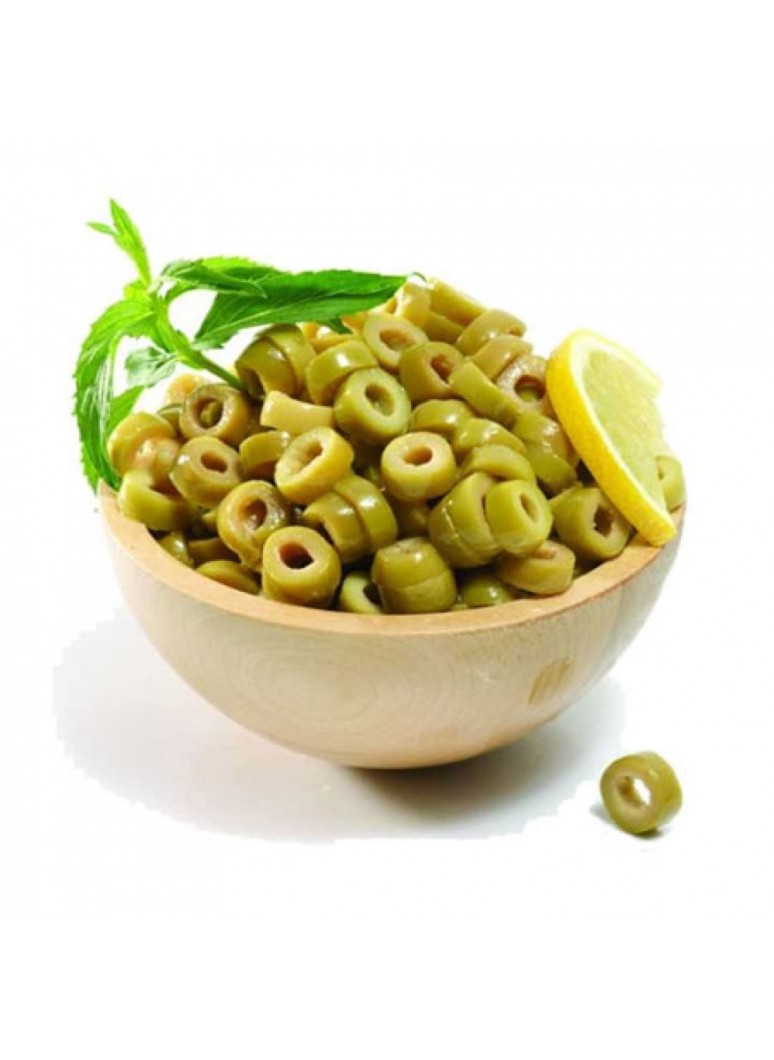 Dilimli Yeşil Zeytin Salatası 600 GR